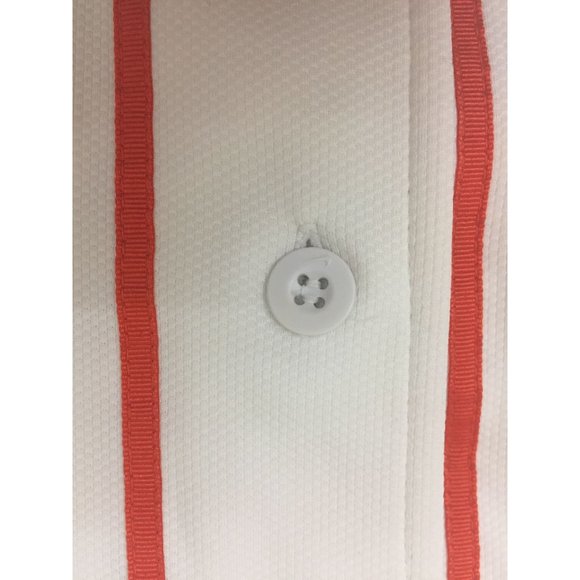 Nike Jersey Size M Beavers White Nike Fit Dry Short Sleeves Button Down - Picture 8 of 14